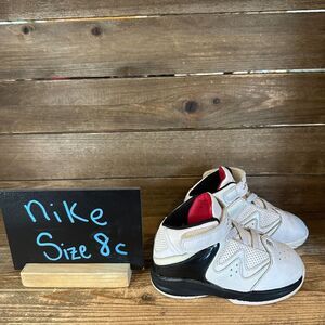 Childrens Nike Michael Jordan TD White Athletic Basketball Sneakers Shoes Size 8